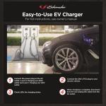 Schumacher Level 2 Portable EV Charger, 16A, 28ft Cable