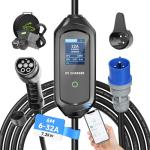AFYEEV 7.2kW Adjustable Type 2 EV Charging Cable