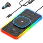 RGB Magnetic Wireless Car Charging Pad for iPhone