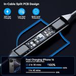 RGB Magnetic Wireless Car Charging Pad for iPhone