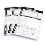 Wireless Pilot Kneeboard Notepad - 3 Pack