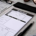 Wireless Pilot Kneeboard Notepad - 3 Pack