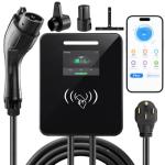 48Amp Level 2 Smart EV Charger with Wi-Fi