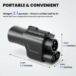 NACS to CCS1 Tesla Charger Adapter, Fast Charging