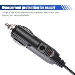 DUSCOKE 12V DC Car Charger with 11 Connectors