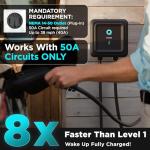EVIQO 48 Amp Level 2 Wall EV Charger