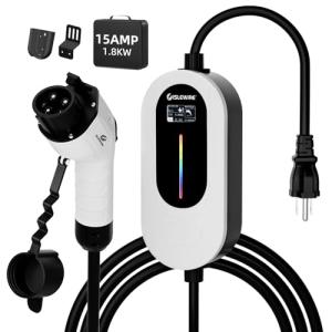 Portable Level 1 EV Charger with 25FT Cable