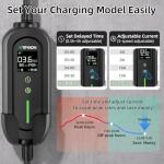 Portable 16A EV Charger with 25FT Cable