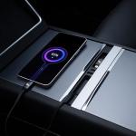 Tesla Center Console USB Hub Charger with Fast Cables