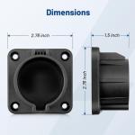 Anina Wall Mount EV Charger Holder for SAE J1772