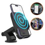 Punkcase 10W Wireless Car Charger Mount for QI Phones