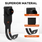 Wall-Mount EV Charger Holder with J-Hook