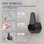 Anina Wall Mount EV Charger Holder for Tesla