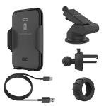 Punkcase 10W Wireless Car Charger Mount for QI Phones
