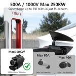 NACS to CCS1 Tesla Charger Adapter, 250kW