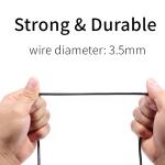 LARRITS 5M 90-Degree USB 2.0 Charging Cable