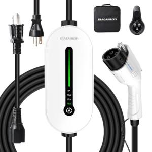 Portable EV Charger with 25FT Adjustable Cable