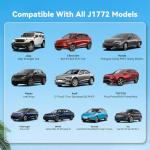 Portable EV Charger with 25FT Adjustable Cable