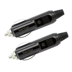Carviya 12V Male Car Plug Connector with Fuse