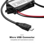 Weewooday 12V to 5V Waterproof DC-DC Converter