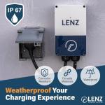LENZ 40 Amp Level 2 Wall-Mounted EV Charger