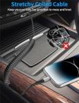 Coiled Lightning Cable for Fast iPhone Car Charging