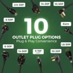 PRIMECOM Portable Level 2 EV Charger 30ft & 50ft