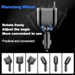 Ankuee 4-in-1 Retractable Car Charger Adapter