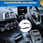 Brother PocketJet 12V Car Charger Cable