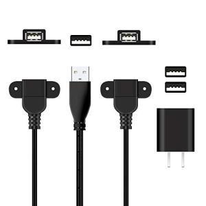 QiCheng&LYS 5ft USB 2.0 Dual Female Charging Cable