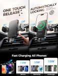CHGeek 15W Wireless Car Charger with Phone Holder