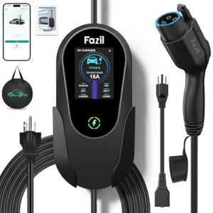 Portable Level 1 & 2 EV Charger with Smart App