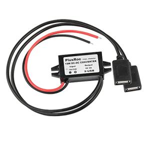 PlusRoc 12V/24V to 5V Dual USB Converter