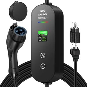 16A Adjustable EV Charger with NEMA Plug