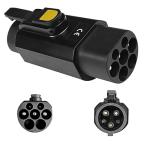 32A Type 2 to Type 1 EV Charging Adapter