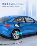 Leheyhey 21FT J1772 EV Charger Extension Cable