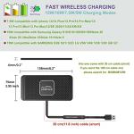 POLMXS 15W Fast Wireless Car Charging Pad