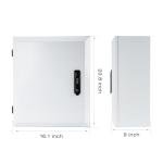 Tesla EV Charger Cover and Cable Holder, White