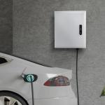 Tesla EV Charger Cover and Cable Holder, White