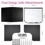 Outdoor Stainless Steel EV Charger Port Cover