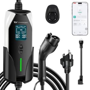 GUWIEYG Portable EV Charger, 16A, 25FT Cable