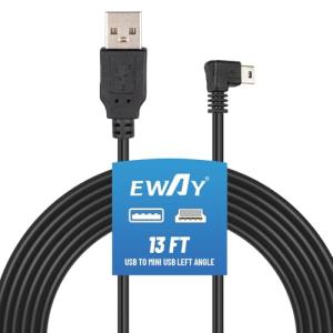 EWAY 13ft Mini USB Car Charger for Garmin GPS