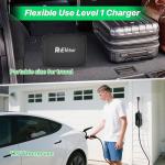 RhEVchar 16A Portable Tesla Charger with 25FT Cable
