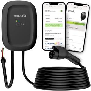 Emporia Level 2 EV Charger - 48 Amp, WiFi Enabled