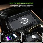 Fast Wireless Car Charger Pad for iPhone and Samsung
