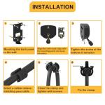 11.5ft Retractable EV Charger Cable Wall Mount