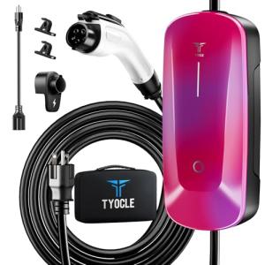 Portable Level 1 & 2 EV Charger, 16Amp, 23Ft Cable