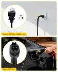 EnTurbo 25FT Portable EV Charger for J1772