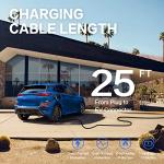 MUSTART Level 2 Portable EV Charger - 25ft Cable