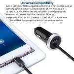 Fast USB C Car Charger with 3ft Cable